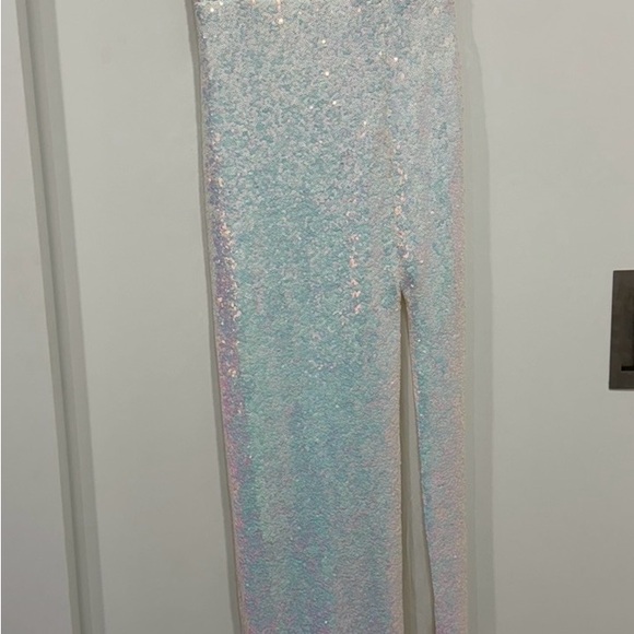 Emerald Sundae Iridescent Sequin Dress - Picture 4 of 5